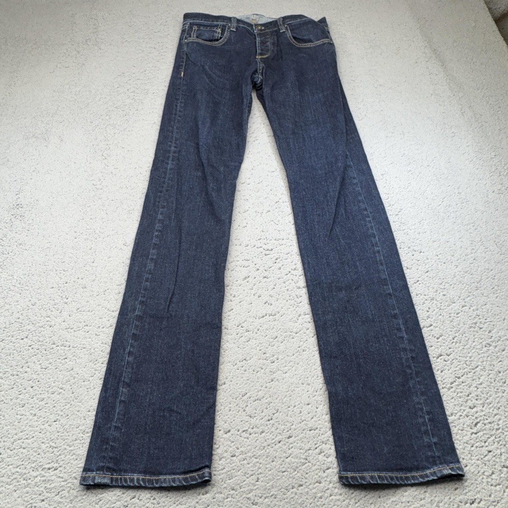 rag & bone Jeans Mens 29x33 Blue Fit 3 Classic Button Fly USA Made‎ M1116K5UHER